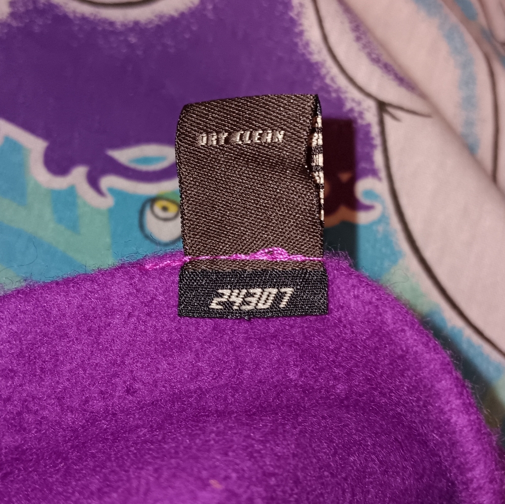 Coach Vintage Lambs Wool Purple Beret Painters Hat Cap Prince - Picture 6 of 6